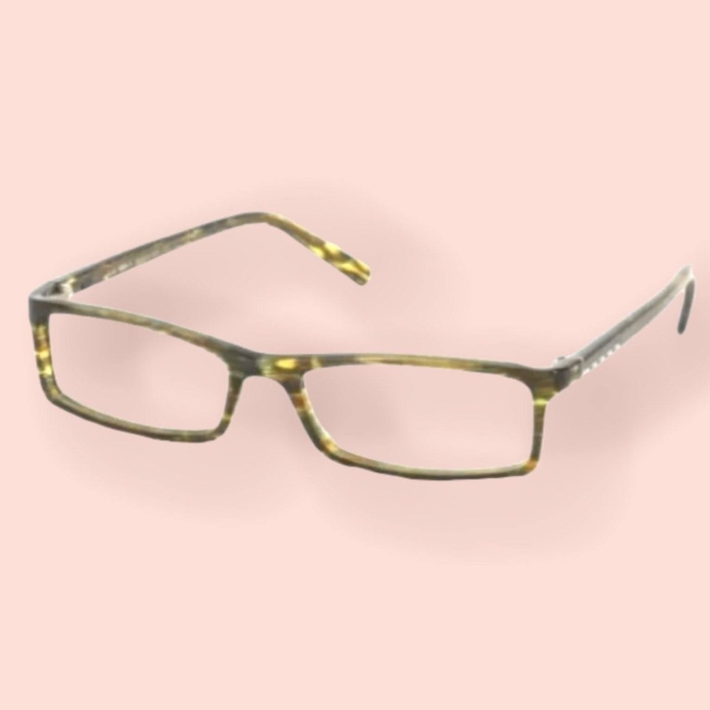 Prada Glasses Square Retrp Designer Eyewear Frame + Case